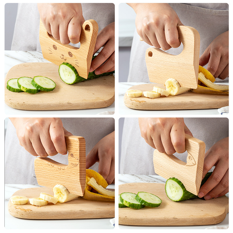 Power Tools Kids - Wooden Kids Knife for Cooking Cute
