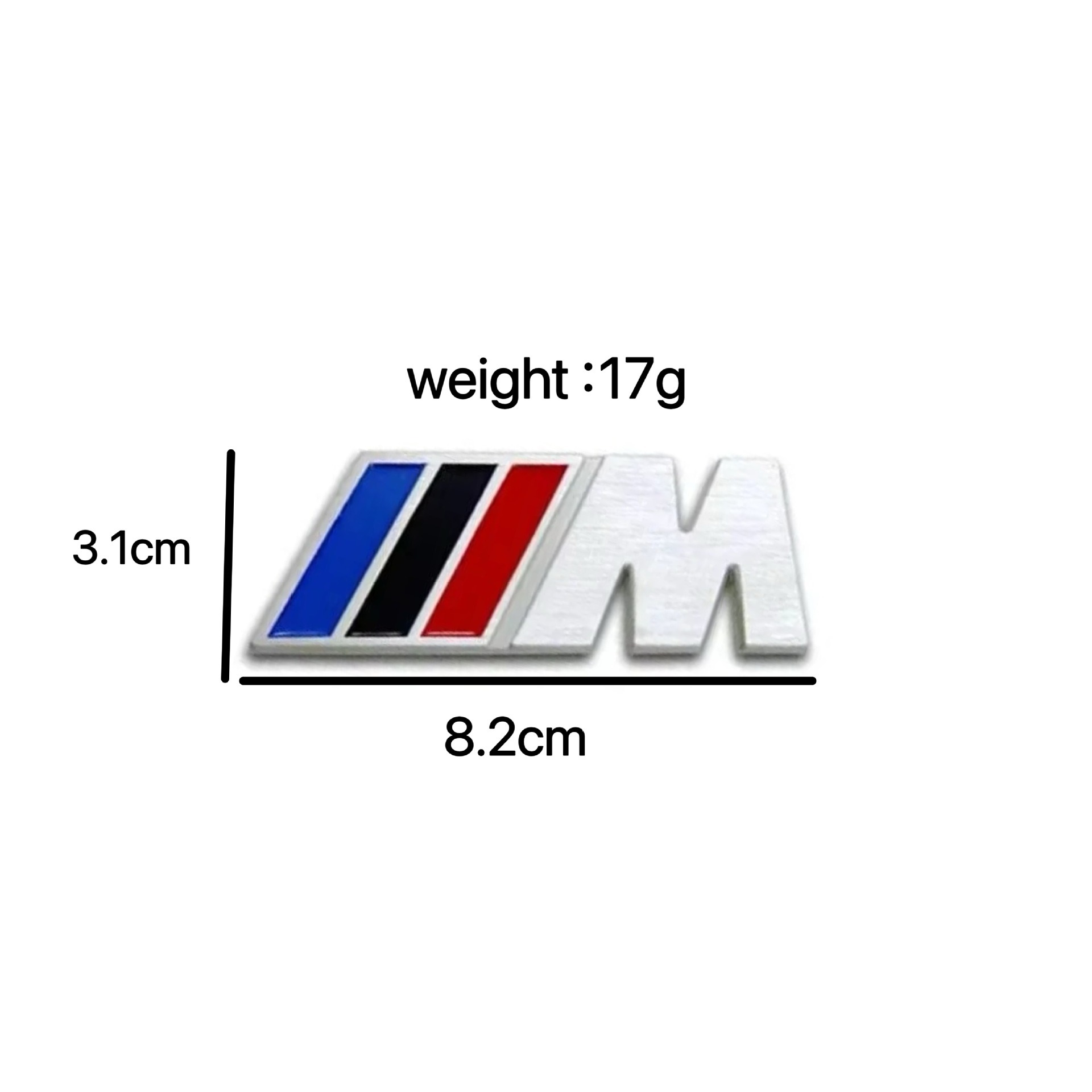 Power Tools Logo - M Emblem Car Metal Sticker Rear