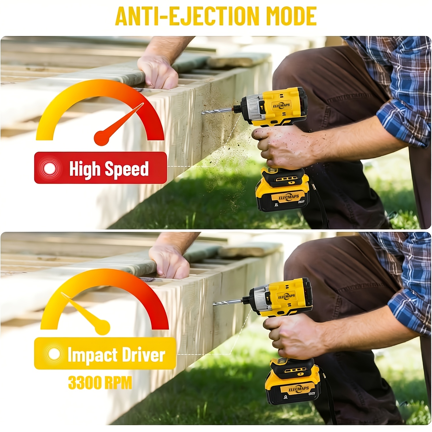 Brushless Impact Driver & Hamm - مراجعة Power Tools Battery Repair وسعره