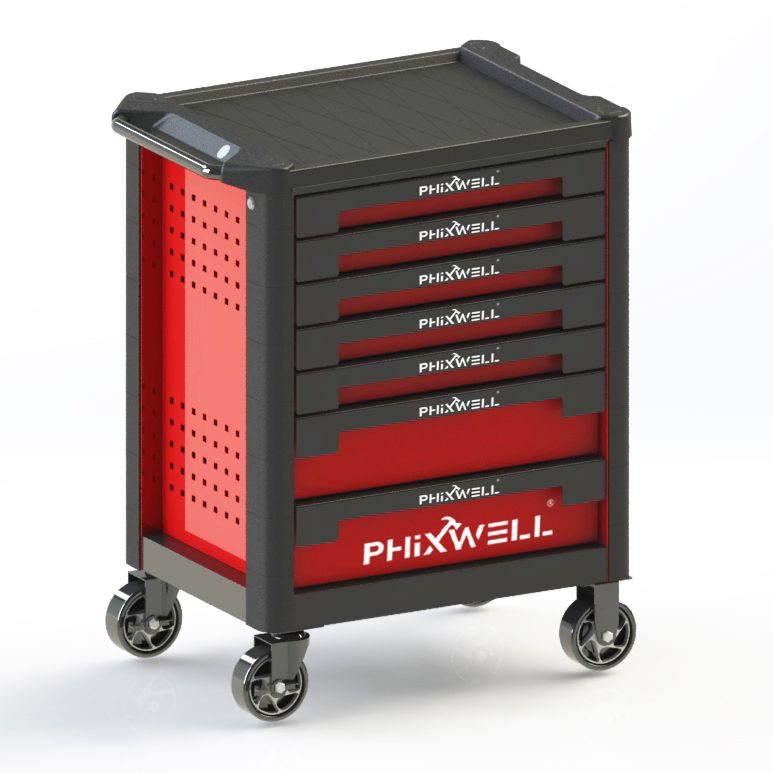 XT-016 7 Drawer Tool Cart Stai - مراجعة Power Xt Tools وسعره