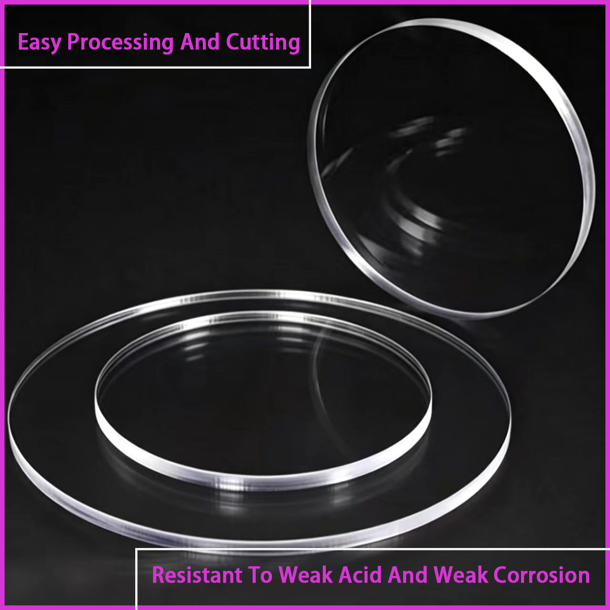 Transparent acrylic circular p - مراجعة Power Tools Windows 10 وسعره
