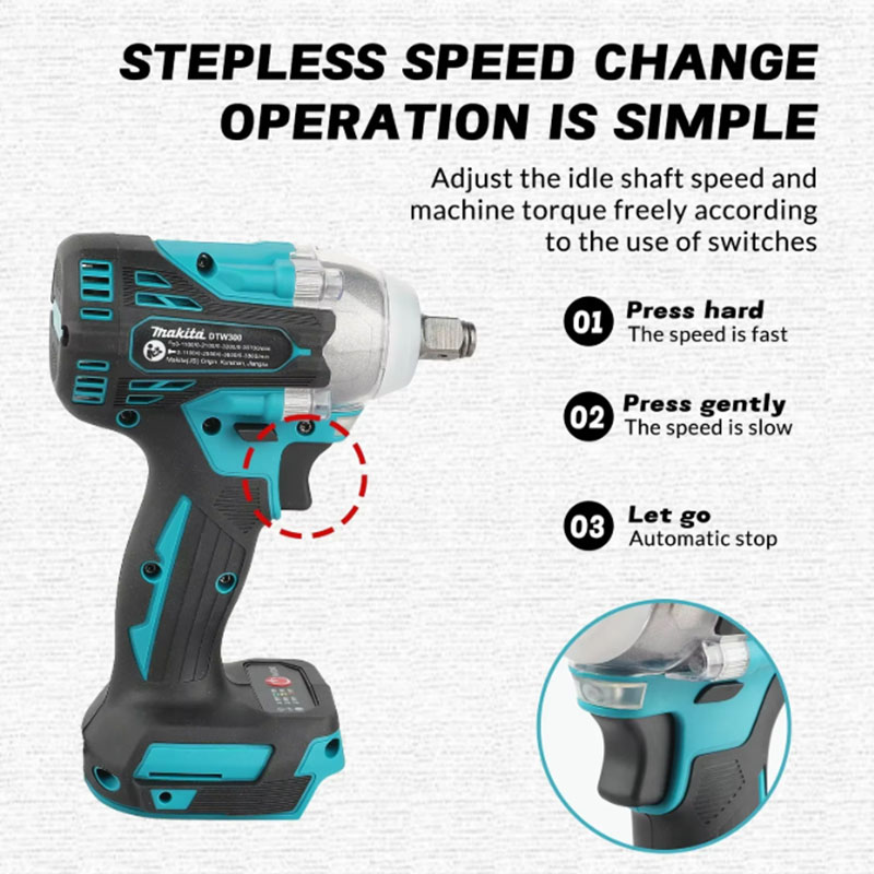 Makita DTW300 18V Brushless Co - مراجعة Power Tools Battery Repair وسعره