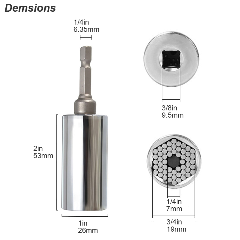Universal Socket Wrench Head S - مراجعة Power Tools List وسعره