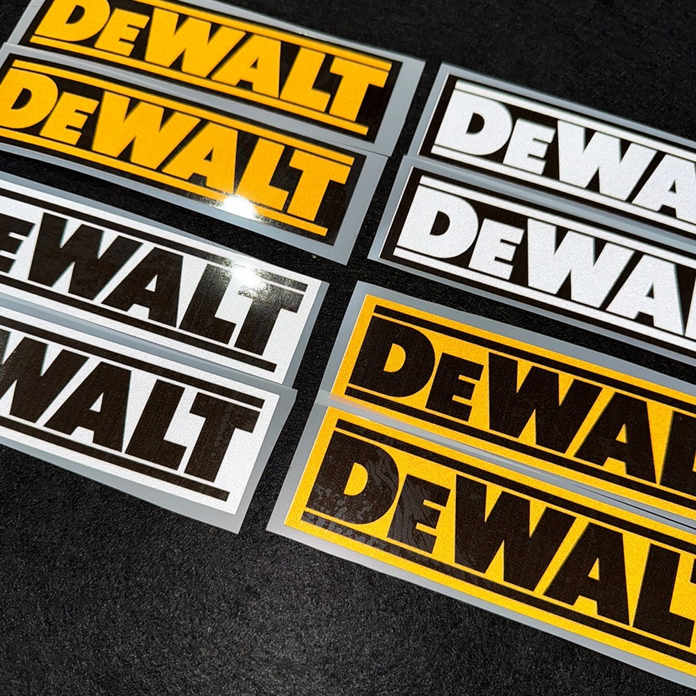Reflective DEWALT Logo Sticker - مراجعة Power Tools Logo وسعره