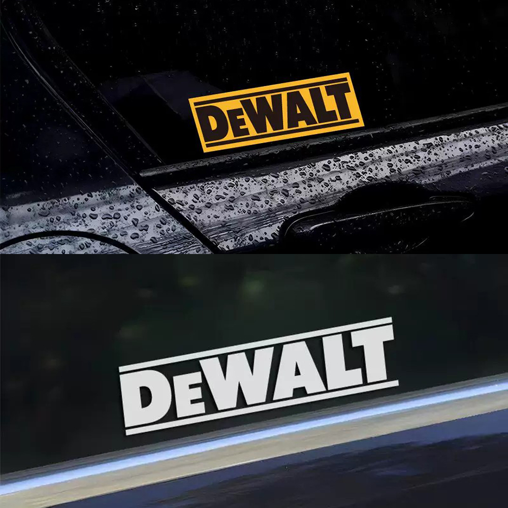 Reflective DEWALT Logo Sticker - مراجعة Power Tools Logo وسعره