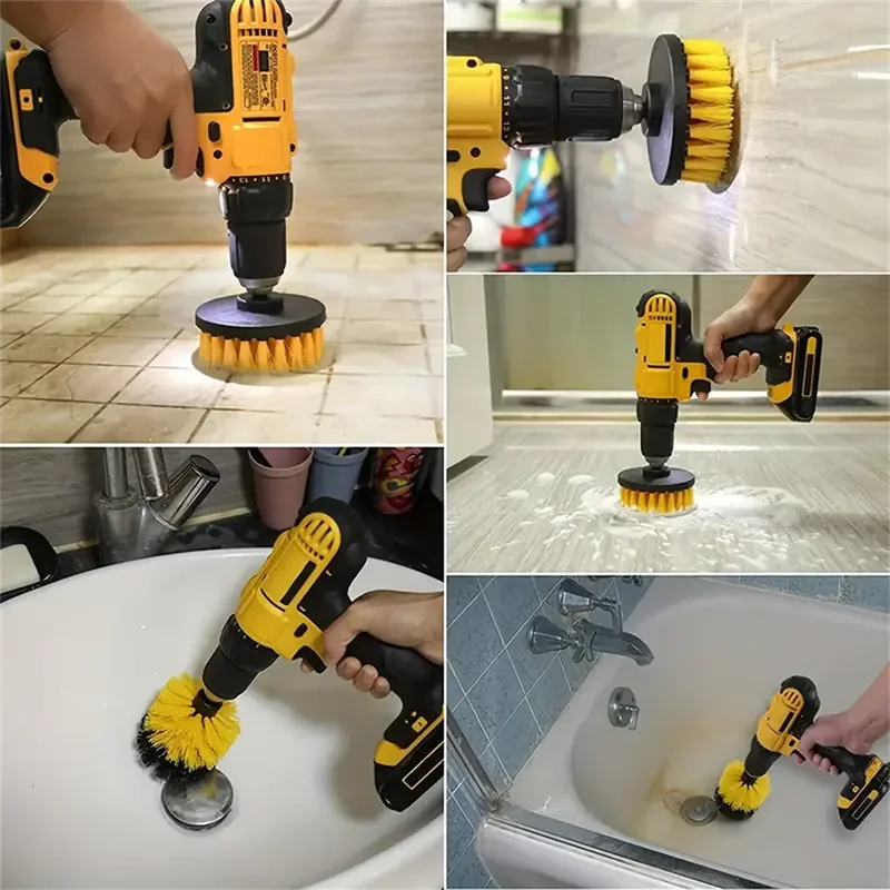 3 pcs/set drill brush set powe - مراجعة Power Tools List وسعره