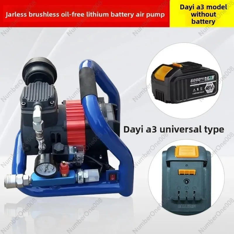 Mini Portable Lithium Battery  - مراجعة Air Compressor Mini وسعره
