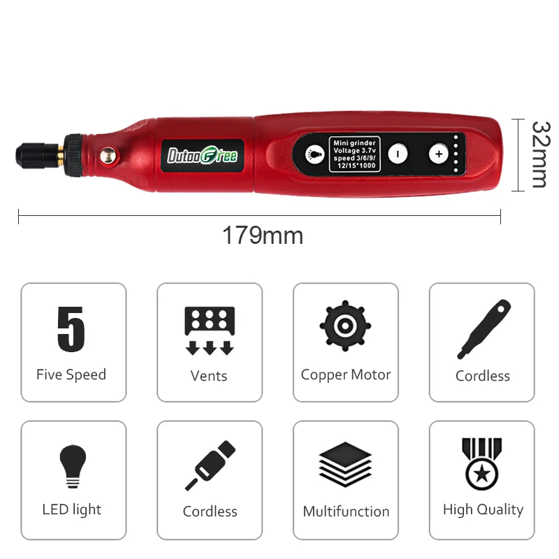 USB Wireless Engraving Pen Rec - مراجعة Power Tools Battery Repair وسعره