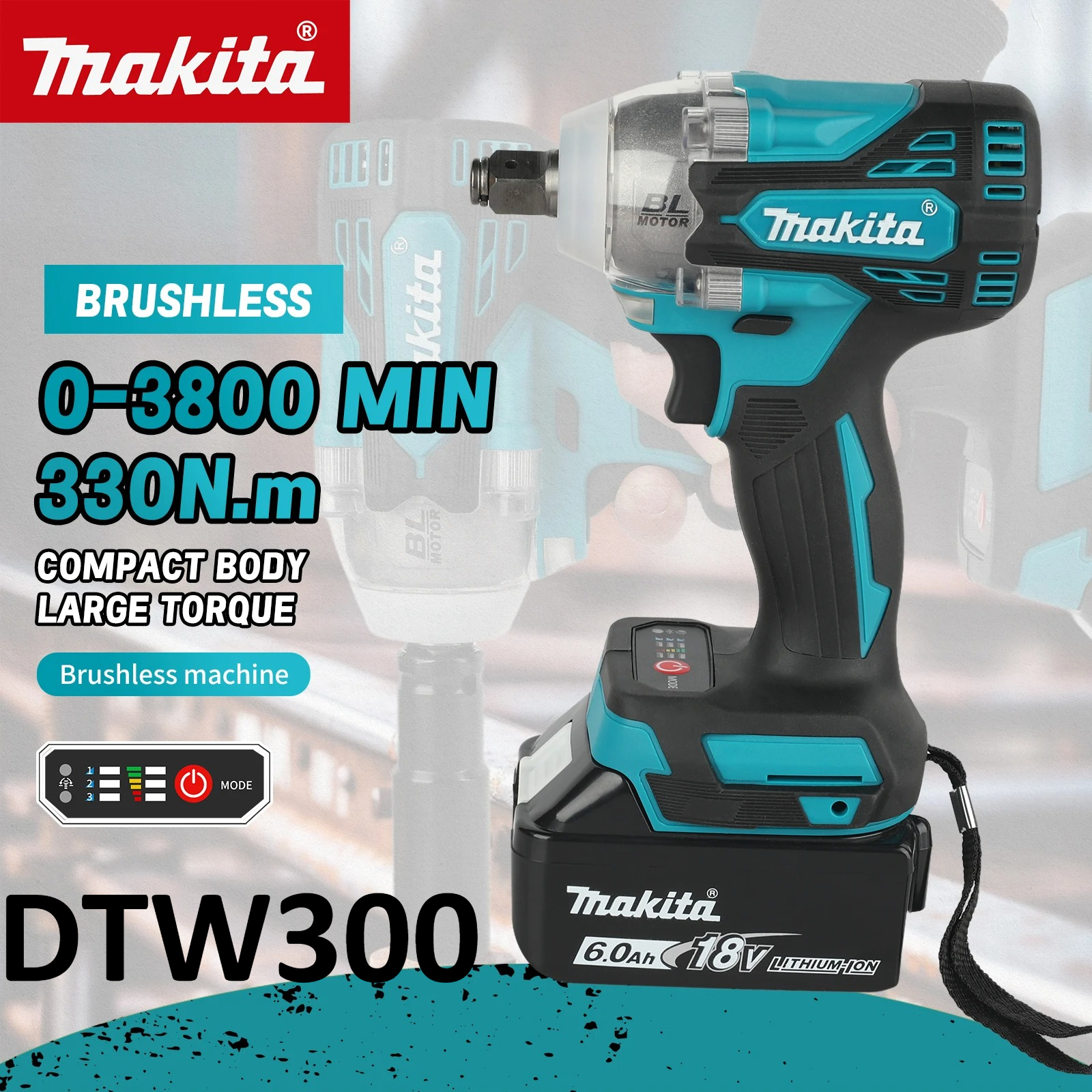 Makita DTW300 18V Tool Set Bru - مراجعة Power Tools List وسعره