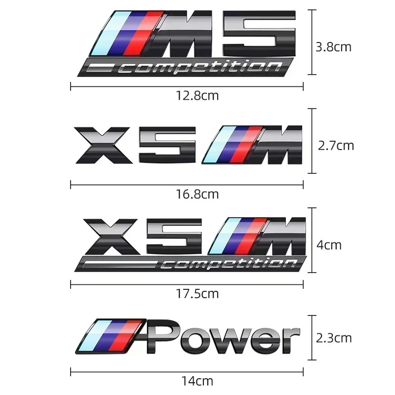 3D ABS Chrome Emblem Letters l - مراجعة Power Tools Logo وسعره