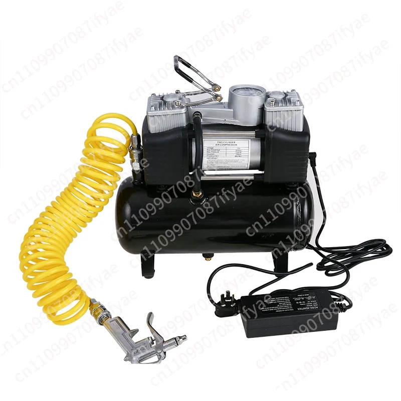 Mini air compressor Small car  - مراجعة Air Compressor Mini وسعره