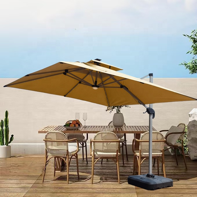 L  Big Size Cantilever Parasol - مراجعة Power Tools Logo وسعره