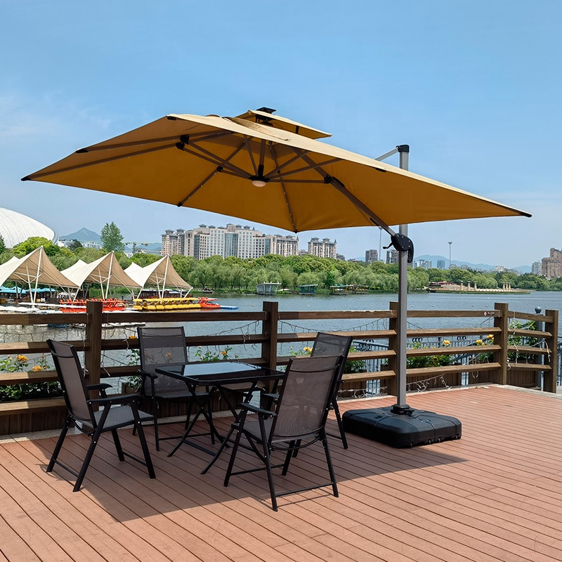 L  Big Size Cantilever Parasol - مراجعة Power Tools Logo وسعره